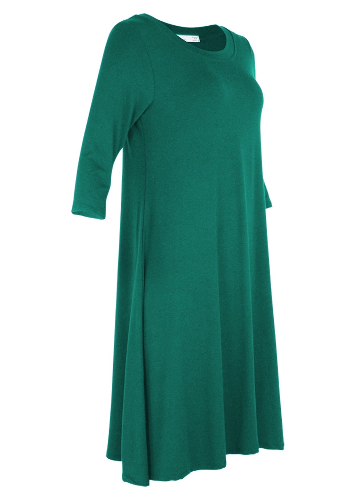 side view relaxed fit a-line dress