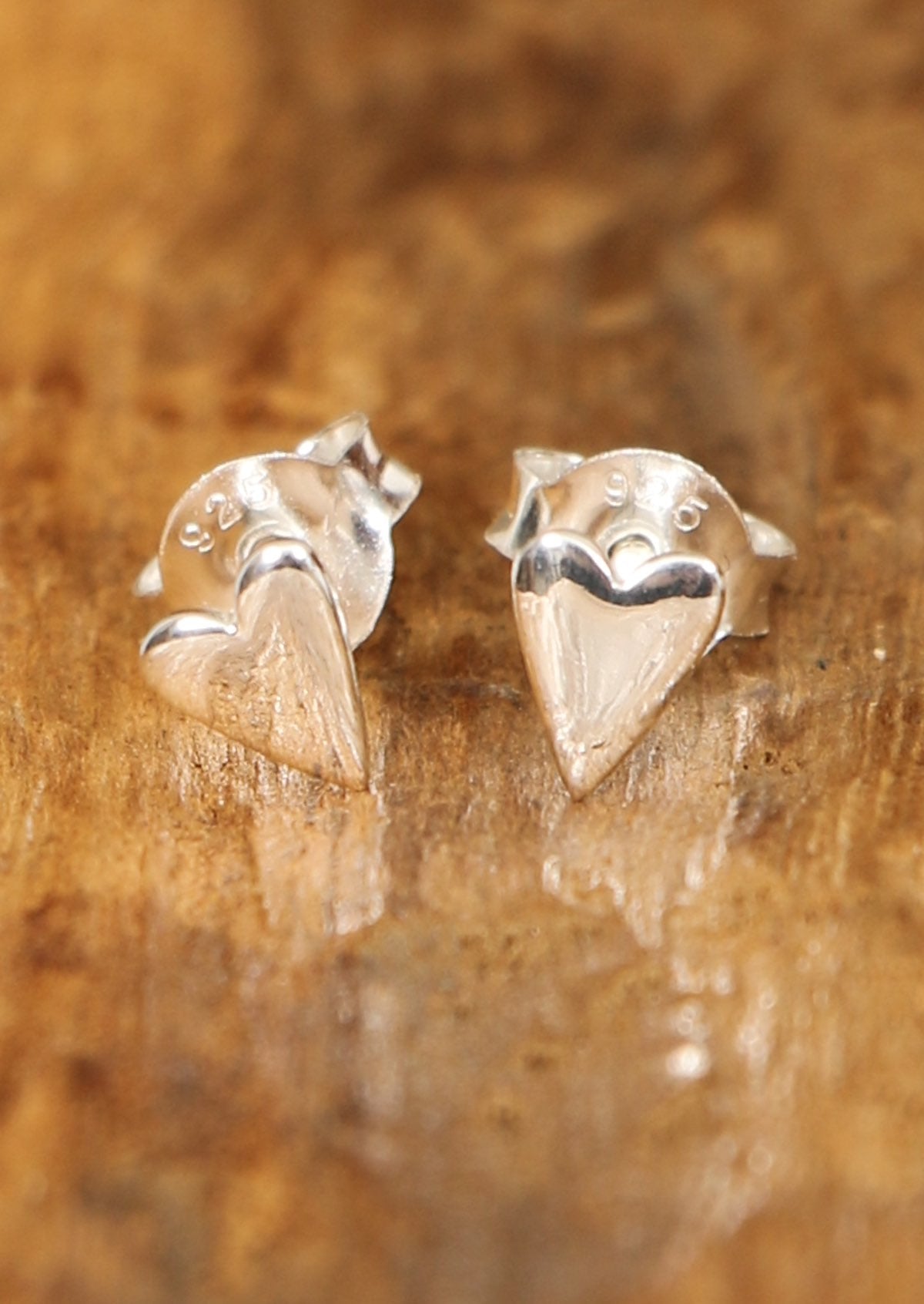 Sterling silver heart studs Australia