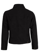 Cotton corduroy jacket with adjustable tabs
