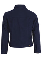Cotton corduroy jacket with adjustable tabs