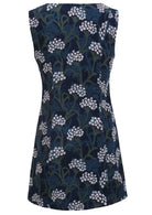 100% cotton corduroy print on a fitted tunic with a slight A-line skirt shape