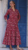 Cranberry Tiered Maxi Dress video