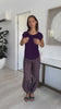 Simple Top V-neck Dark Purple video