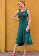 sleeveless soft stretch dress