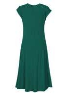 back view loose fit a-line women's dress'
