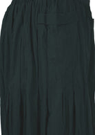 close up of pocket on black women's cotton pants