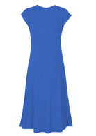 back view fitted bodice a-line skirt dress