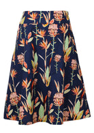 A-line swing women's skirt