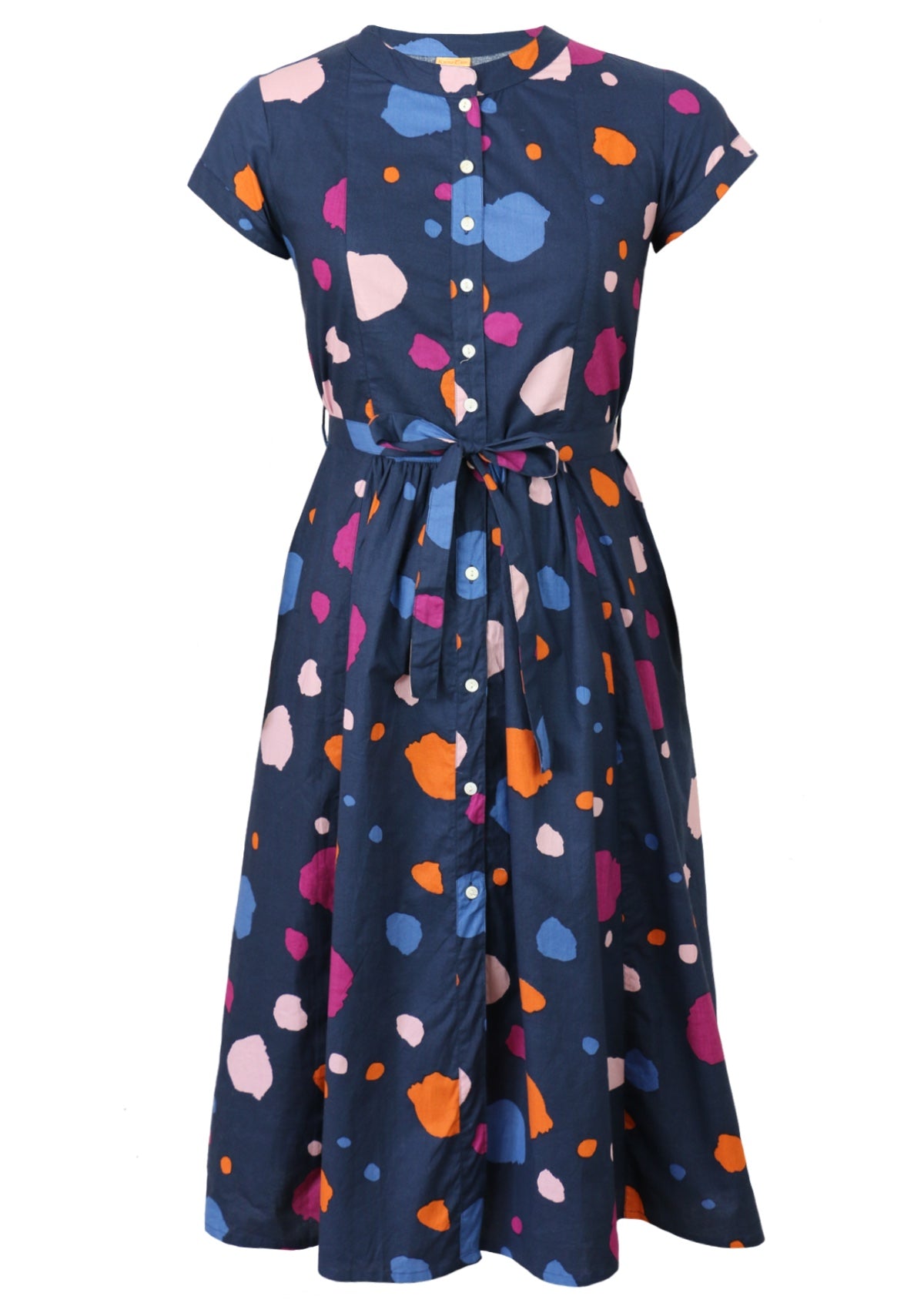 Short Sleeve 100% Printed Cotton Womens Dress Australia