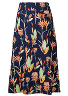 back view back pocket women's A line skirts