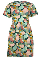 round neck short sleeve 100% cotton dress designed in Australia